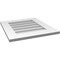 Ekena Millwork Vertical Surface Mount PVC Gable Vent: Non-Functional, w/ 3-1/2"W x 1"P Standard Frame, 20"W x 22"H GVPVE20X2201SN - alternate 3